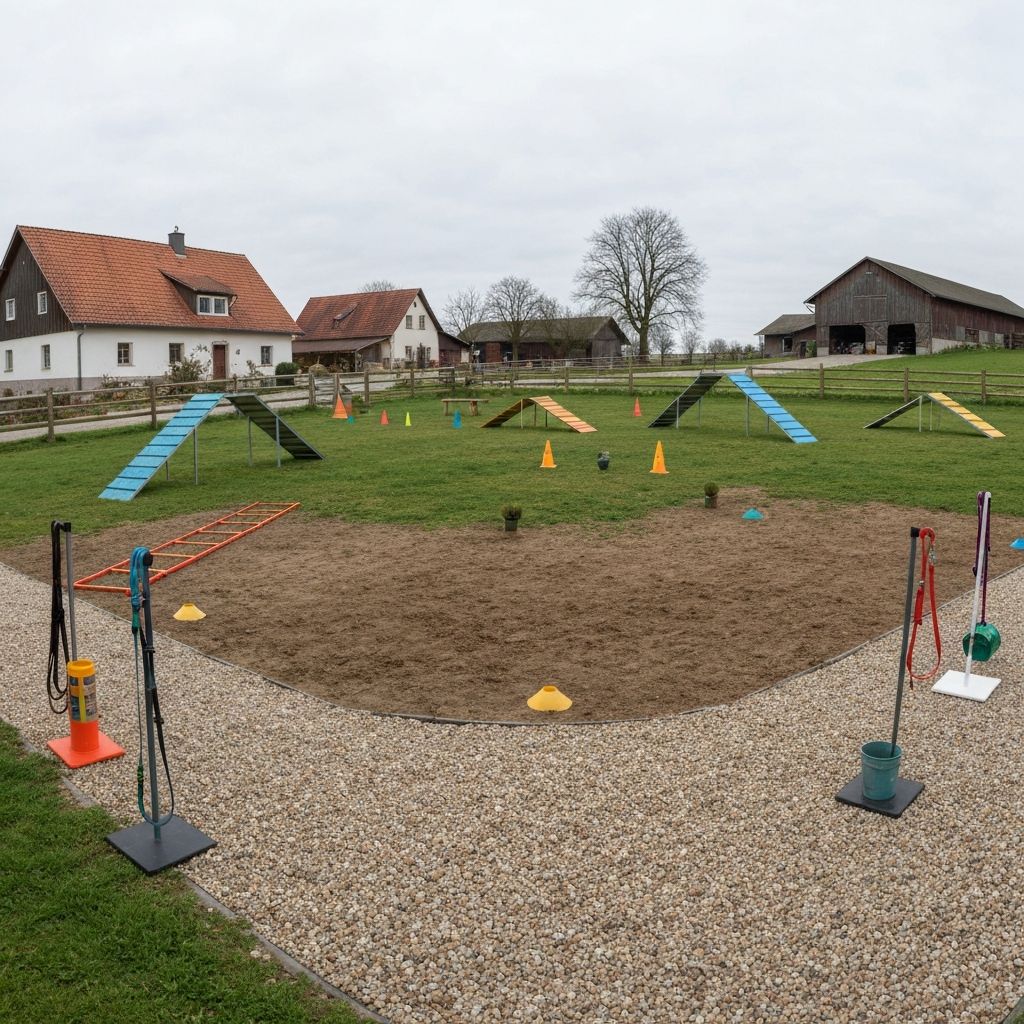 Training area for dogs